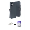 MARSİLYAN™- iPhone 11 Kılıf Siluet Işık Serisi - Siyah Bilvis 5in1 3D Magic Cam Ekran Koruyucu + Yeşil Renkli Kamera Lens Koruma Cam