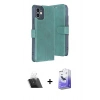 MARSİLYAN™- iPhone 11 Kılıf Siluet Işık Serisi - Siyah Bilvis 5in1 5D Magic Hayalet Cam Ekran Koruyucu + Kamera Lens Koruma Cam - SF