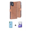 MARSİLYAN™- iPhone 11 Kılıf Siluet Işık Serisi - Siyah Bilvis 5in1 5D Magic Hayalet Cam Ekran Koruyucu + Neon Fosforlu Kamera Lens - YL