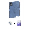 MARSİLYAN™- iPhone 11 Kılıf Siluet Işık Serisi - Siyah Bilvis 5in1 5D Magic Hayalet Cam Ekran Koruyucu + Pers Alüminyum Kamera Lens - GI
