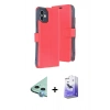 MARSİLYAN™- iPhone 11 Kılıf Siluet Işık Serisi - Siyah Bilvis 5in1 5D Magic Hayalet Cam Ekran Koruyucu + Raze Metal Kamera Lens - MI