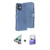 MARSİLYAN™- iPhone 11 Kılıf Siluet Işık Serisi - Siyah Bilvis 5in1 5D Magic Hayalet Cam Ekran Koruyucu + Raze Metal Kamera Lens - KI