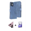 MARSİLYAN™- iPhone 11 Kılıf Siluet Işık Serisi - Siyah Bilvis 5in1 5D Magic Hayalet Cam Ekran Koruyucu + Raze Metal Kamera Lens - SH