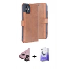 MARSİLYAN™- iPhone 11 Kılıf Siluet Işık Serisi - Siyah Bilvis 5in1 5D Magic Hayalet Cam Ekran Koruyucu + Raze Metal Kamera Lens - SH