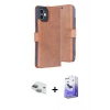 MARSİLYAN™- iPhone 11 Kılıf Siluet Işık Serisi - Siyah Bilvis 5in1 5D Magic Hayalet Cam Ekran Koruyucu + Pers Alüminyum Kamera Lens - YL