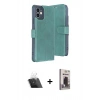 MARSİLYAN™- iPhone 11 Kılıf Siluet Işık Serisi - Siyah Bilvis Hayalet Cam Ekran Koruyucu + Kamera Lens Koruma Cam - SF