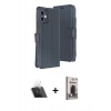 MARSİLYAN™- iPhone 11 Kılıf Siluet Işık Serisi - Siyah Bilvis Hayalet Cam Ekran Koruyucu + Kamera Lens Koruma Cam - SF