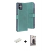MARSİLYAN™- iPhone 11 Kılıf Siluet Işık Serisi - Siyah Bilvis Hayalet Cam Ekran Koruyucu + Renkli Kamera Lens Koruma Cam - SI