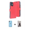 MARSİLYAN™- iPhone 11 Kılıf Siluet Işık Serisi - Siyah Bilvis Hayalet Cam Ekran Koruyucu + Neon Fosforlu Kamera Lens - TU