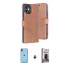 MARSİLYAN™- iPhone 11 Kılıf Siluet Işık Serisi - Siyah Bilvis Hayalet Cam Ekran Koruyucu + Neon Fosforlu Kamera Lens - TU