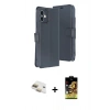MARSİLYAN™- iPhone 11 Kılıf Siluet Işık Serisi - Siyah Buffer Cam Ekran Koruyucu + Pers Alüminyum Kamera Lens - GD