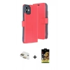 MARSİLYAN™- iPhone 11 Kılıf Siluet Işık Serisi - Siyah Buffer Cam Ekran Koruyucu + Pers Alüminyum Kamera Lens - GD
