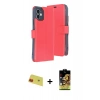 MARSİLYAN™- iPhone 11 Kılıf Siluet Işık Serisi - Siyah Buffer Cam Ekran Koruyucu + Rainbow Kamera Lens Koruma Cam - KI