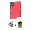 MARSİLYAN™- iPhone 11 Kılıf Siluet Işık Serisi - Siyah Buffer Cam Ekran Koruyucu + Raze Metal Kamera Lens - MR