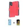MARSİLYAN™- iPhone 11 Kılıf Siluet Işık Serisi - Siyah Buffer Cam Ekran Koruyucu + Neon Fosforlu Kamera Lens - YL