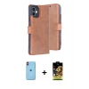 MARSİLYAN™- iPhone 11 Kılıf Siluet Işık Serisi - Siyah Buffer Cam Ekran Koruyucu + Neon Fosforlu Kamera Lens - TU