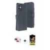 MARSİLYAN™- iPhone 11 Kılıf Siluet Işık Serisi - Siyah Buffer Cam Ekran Koruyucu + Pers Alüminyum Kamera Lens - KI