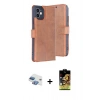 MARSİLYAN™- iPhone 11 Kılıf Siluet Işık Serisi - Siyah Buffer Cam Ekran Koruyucu + Pers Alüminyum Kamera Lens - GI
