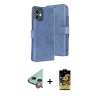 MARSİLYAN™- iPhone 11 Kılıf Siluet Işık Serisi - Siyah Buffer Cam Ekran Koruyucu + Raze Metal Kamera Lens - KI