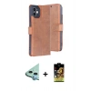 MARSİLYAN™- iPhone 11 Kılıf Siluet Işık Serisi - Siyah Buffer Cam Ekran Koruyucu + Raze Metal Kamera Lens - MI