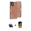 MARSİLYAN™- iPhone 11 Kılıf Siluet Işık Serisi - Siyah Buffer Cam Ekran Koruyucu + Kamera Lens Koruma Cam - SF