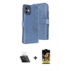 MARSİLYAN™- iPhone 11 Kılıf Siluet Işık Serisi - Siyah Buffer Cam Ekran Koruyucu + Kamera Lens Koruma Cam - SF