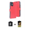 MARSİLYAN™- iPhone 11 Kılıf Siluet Işık Serisi - Siyah Buffer Cam Ekran Koruyucu + PVD Metal Kamera Lens - YL