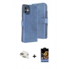MARSİLYAN™- iPhone 11 Kılıf Siluet Işık Serisi - Siyah Buffer Hayalet Cam Ekran Koruyucu + Pers Alüminyum Kamera Lens - GD