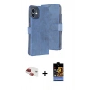 MARSİLYAN™- iPhone 11 Kılıf Siluet Işık Serisi - Siyah Buffer Hayalet Cam Ekran Koruyucu + Pers Alüminyum Kamera Lens - KI
