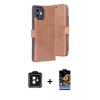 MARSİLYAN™- iPhone 11 Kılıf Siluet Işık Serisi - Siyah Buffer Hayalet Cam Ekran Koruyucu + PVD Metal Kamera Lens - SH