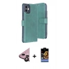 MARSİLYAN™- iPhone 11 Kılıf Siluet Işık Serisi - Siyah Buffer Hayalet Cam Ekran Koruyucu + Raze Metal Kamera Lens - SH