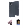 MARSİLYAN™- iPhone 11 Kılıf Siluet Işık Serisi - Siyah Buffer Hayalet Cam Ekran Koruyucu + Raze Metal Kamera Lens - SH