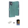 MARSİLYAN™- iPhone 11 Kılıf Siluet Işık Serisi - Siyah Buffer Hayalet Cam Ekran Koruyucu + Renkli Kamera Lens Koruma Cam - YL