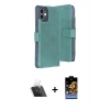 MARSİLYAN™- iPhone 11 Kılıf Siluet Işık Serisi - Siyah Buffer Hayalet Cam Ekran Koruyucu + Kamera Lens Koruma Cam - SF
