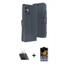 MARSİLYAN™- iPhone 11 Kılıf Siluet Işık Serisi - Siyah Buffer Hayalet Cam Ekran Koruyucu + Kamera Lens Koruma Cam - SF