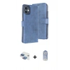 MARSİLYAN™- iPhone 11 Kılıf Siluet Işık Serisi - Siyah Joko Magic 5D Cam + Pers Alüminyum Kamera Lens - GI