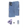 MARSİLYAN™- iPhone 11 Kılıf Siluet Işık Serisi - Siyah Joko Magic 5D Cam + Raze Metal Kamera Lens - MR