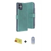 MARSİLYAN™- iPhone 11 Kılıf Siluet Işık Serisi - Siyah Joko Magic 5D Cam + Rainbow Kamera Lens Koruma Cam - KI