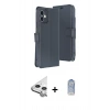 MARSİLYAN™- iPhone 11 Kılıf Siluet Işık Serisi - Siyah Joko Magic 5D Cam + Raze Metal Kamera Lens - GS
