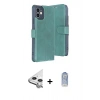 MARSİLYAN™- iPhone 11 Kılıf Siluet Işık Serisi - Siyah Joko Magic 5D Cam + Raze Metal Kamera Lens - GS
