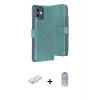 MARSİLYAN™- iPhone 11 Kılıf Siluet Işık Serisi - Siyah Joko Magic 5D Cam + Turuncu Renkli Kamera Lens Koruma Cam