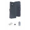 MARSİLYAN™- iPhone 11 Kılıf Siluet Işık Serisi - Siyah Joko Magic 5D Cam + Turuncu Renkli Kamera Lens Koruma Cam