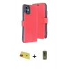 MARSİLYAN™- iPhone 11 Kılıf Siluet Işık Serisi - Siyah Joko Magic 5D Hayalet Cam + Kırmızı Rainbow Kamera Lens Koruma Cam