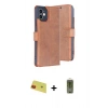 MARSİLYAN™- iPhone 11 Kılıf Siluet Işık Serisi - Siyah Joko Magic 5D Hayalet Cam + Kırmızı Rainbow Kamera Lens Koruma Cam