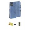 MARSİLYAN™- iPhone 11 Kılıf Siluet Işık Serisi - Siyah Joko Magic 5D Hayalet Cam + Kırmızı Rainbow Kamera Lens Koruma Cam
