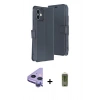 MARSİLYAN™- iPhone 11 Kılıf Siluet Işık Serisi - Siyah Joko Magic 5D Hayalet Cam + Raze Metal Kamera Lens - MR