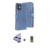 MARSİLYAN™- iPhone 11 Kılıf Siluet Işık Serisi - Siyah Joko Magic 5D Hayalet Cam + Raze Metal Kamera Lens - MR