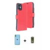 MARSİLYAN™- iPhone 11 Kılıf Siluet Işık Serisi - Siyah Joko Magic 5D Hayalet Cam + Neon Fosforlu Kamera Lens - YL