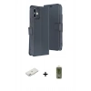 MARSİLYAN™- iPhone 11 Kılıf Siluet Işık Serisi - Siyah Joko Magic 5D Hayalet Cam + Renkli Kamera Lens Koruma Cam - PE
