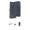 MARSİLYAN™- iPhone 11 Kılıf Siluet Işık Serisi - Siyah Joko Magic 5D Hayalet Cam + Renkli Kamera Lens Koruma Cam - SI